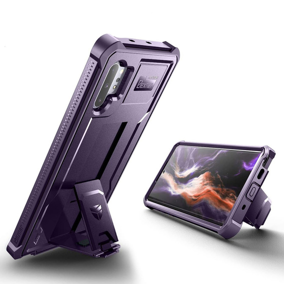 Armored case for Samsung Galaxy Note 10 Plus, Dexnor Full Body, purple