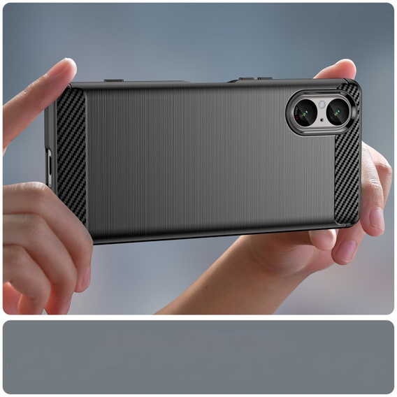 Case for Sony Xperia 5 V, Carbon, black
