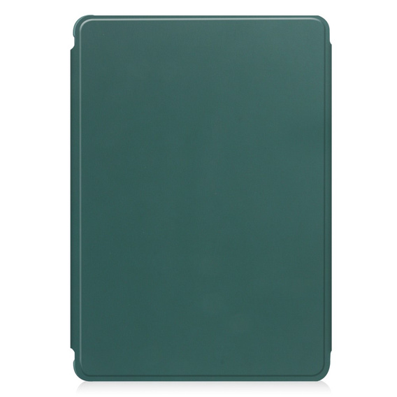 Keyboard case for Samsung Galaxy Tab A9+, Rotary 360° Leather, dark green