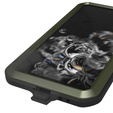 Love Mei Case for Samsung Galaxy S21 FE, armored with glass, green