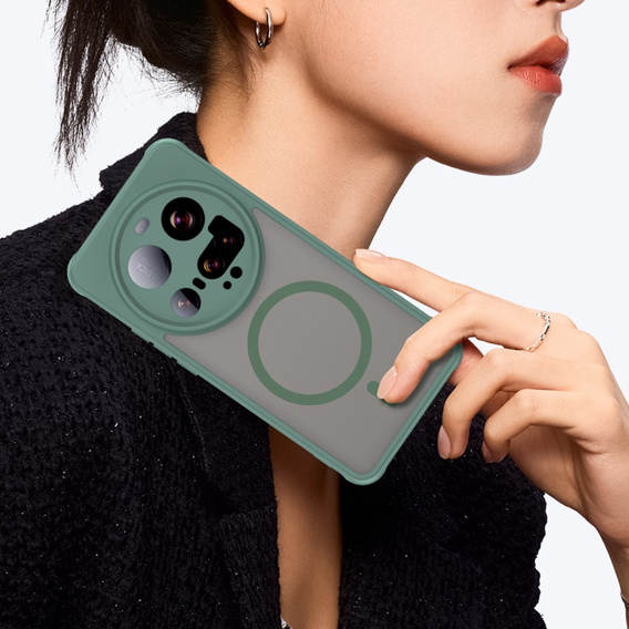 Case for Xiaomi 15 Ultra, for MagSafe, ERBORD Matt Case, green