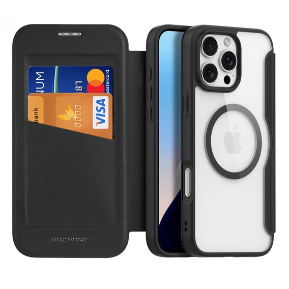 Dux Ducis Case for iPhone 16 Pro Max, Skin X Pro, MagSafe, black
