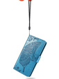 Flip case for Oppo Reno 12, Butterfly, blue