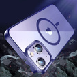 Case for iPhone 14, ERBORD Hybrid MagSafe Case, blue