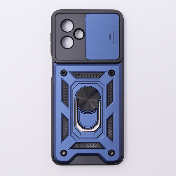 Case for Motorola Moto G54 5G, CamShield Slide, blue