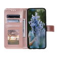 Flip case for Oppo A17, Mandala, pink rose gold