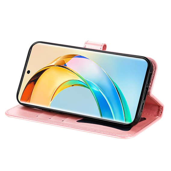 Flip case for Honor Magic 6 Lite 5G, Mandala, pink