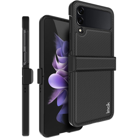 IMAK Case for Samsung Galaxy Z Flip4 5G, Ruiyi Series, black
