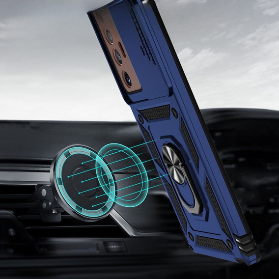 Case for Samsung Galaxy Note 20 Ultra, CamShield Slide, blue