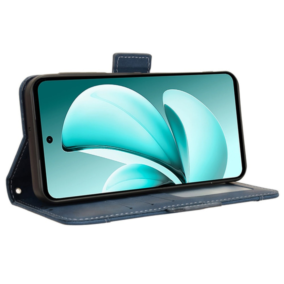 Flip case for Realme C71, Card Slot, dark blue