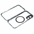 Magnetic Dual Glass MagSafe case for iPhone 16, green