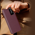 Flip case for Samsung Galaxy A56 5G, Smart View Wallet, maroon