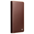 Flip case for Samsung Galaxy S25 Ultra, QIALINO Leather Wallet, black