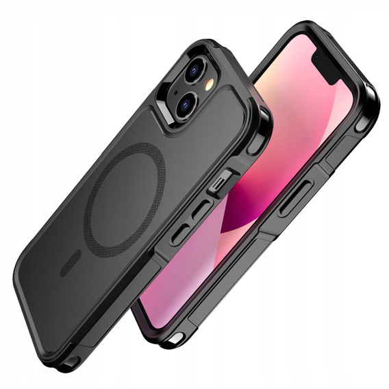 Case for iPhone 14, MagForce MagSafe, black