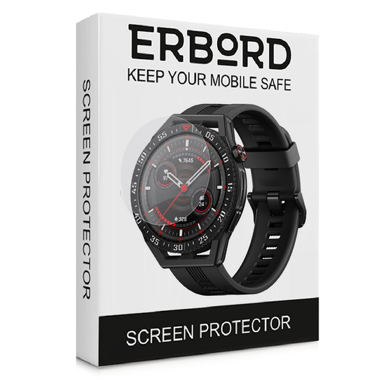 3x ERBORD hydrogel film for Huawei Watch GT 3 SE