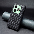 Flip case for Infinix Hot 40i, Wallet, BINFEN COLOR, black