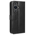 Flip case for Huawei Nova 11 Pro, Crazy Horse Wallet, black