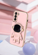 Case for Samsung Galaxy S22 5G, Astronaut, pink
