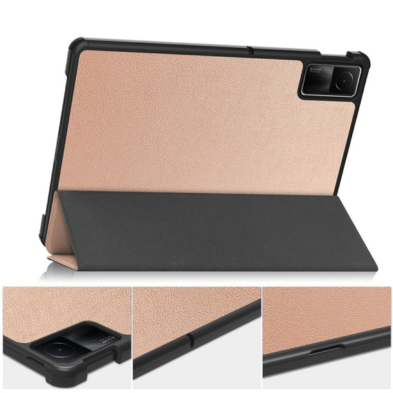Case for Xiaomi Redmi Pad SE 11", Smartcase, pink rose gold