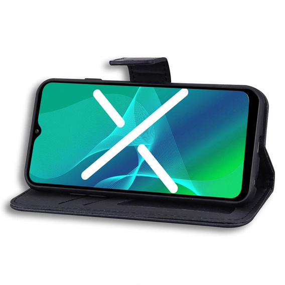 Flip case for Motorola Moto G22, Wallet Panda, black