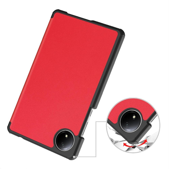 Case for Xiaomi Redmi Pad SE 8.7, Smartcase, red