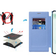 Flip case for Samsung Galaxy S22 Ultra 5G, RFID Wallet MagSafe CamShield, blue