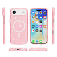 Case for iPhone Air, for MagSafe, glitter, translucent pink