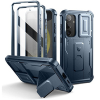 Armored case for Samsung Galaxy S24 Plus, Dexnor Full Body (Two Frames), dark blue