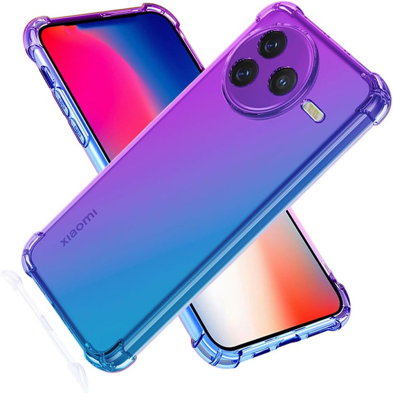 Case for Xiaomi Poco F7 Pro, Gradient Dropproof, Purple / blue