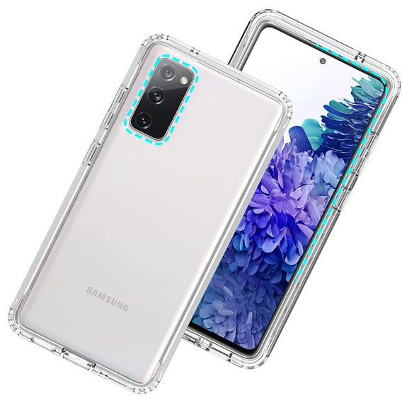 Case for Samsung Galaxy S20 FE, Suritch Full Body, transparent