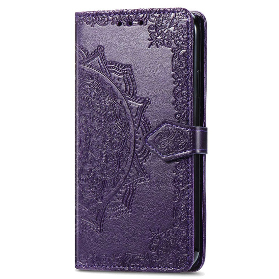 Flip case for Oppo A57s, Mandala, purple