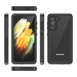 IP68 Waterproof Case for Samsung Galaxy S21 5G, black