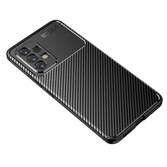 Case for Samsung Galaxy A53 5G, Carbon Gel, black
