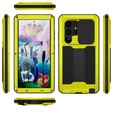 Armored case for Samsung Galaxy S23 Ultra, R-JUST CamShield Slide, yellow