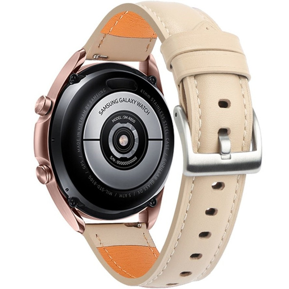 Leather Belt for Samsung Galaxy Watch 42mm - Apricot