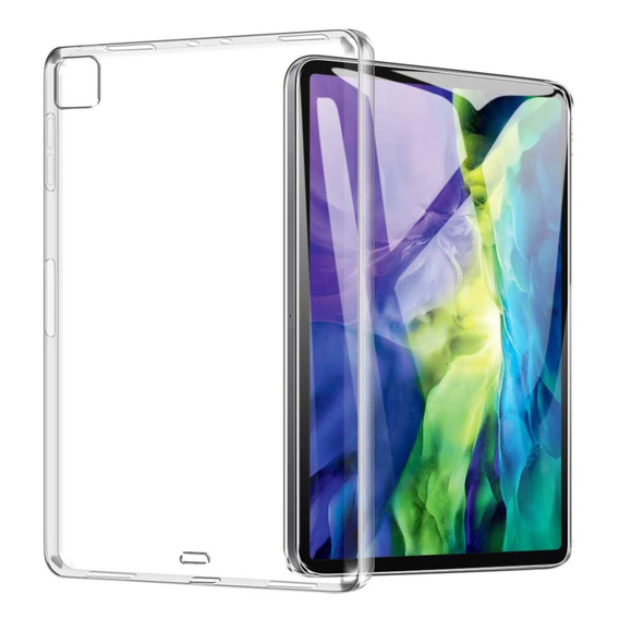 Case for iPad Pro 12.9 2022 / 2021 / 2020 / 2018, Silicone, transparent