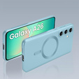 Case for Samsung Galaxy A26, ColorMag, for MagSafe, blue + 9H tempered glass