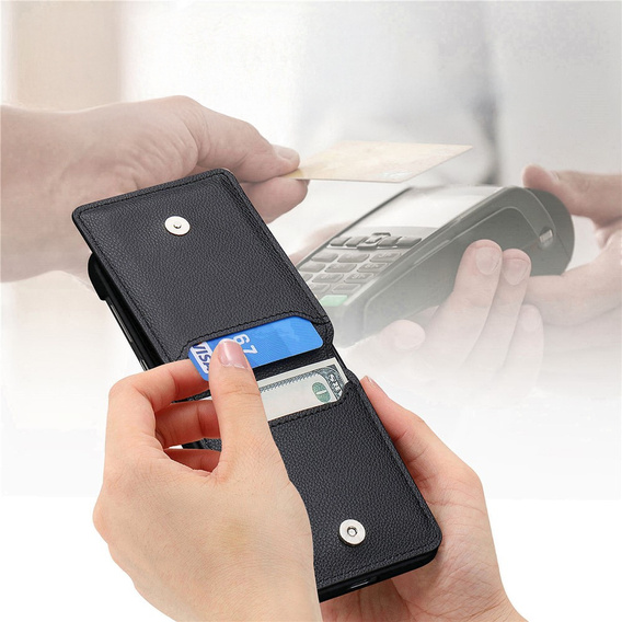 Case with card slot and ring for Samsung Galaxy Z Flip7