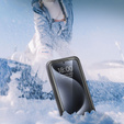 IP68 Waterproof Case for Samsung Galaxy A35 5G, Redpepper, black