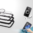 Waterproof Case, SHELLBOX IP68 MagSafe, Black for iPhone 16