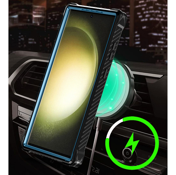 Case for Samsung Galaxy S23 Ultra, Heavy Duty Ring Belt Clip, blue