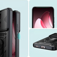 Case for Oppo Reno 13 Pro, CamShield Slide, black