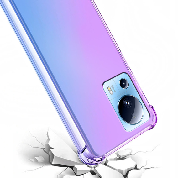 Case for Xiaomi 13 Lite, Gradient Dropproof, Purple / blue