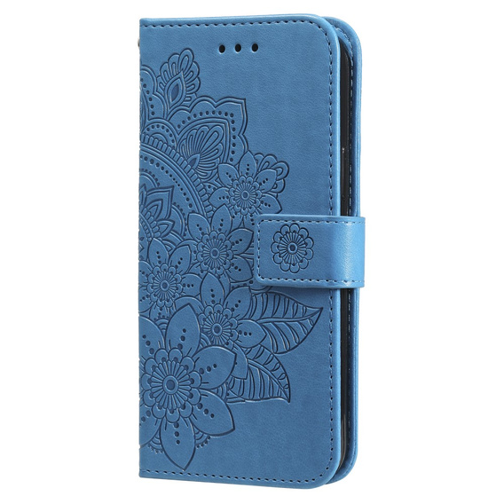Flip case for Samsung Galaxy M15 5G, Mandala, blue