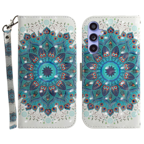 Flip case for Samsung Galaxy A35 5G, Wallet, Mandala Flower