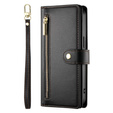 Flip case for Samsung Galaxy S24 FE, Wallet Zipper Pocket, black