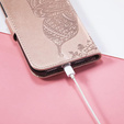 Flip case for Realme 11 Pro / 11 Pro +, Butterfly, pink rose gold