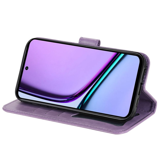 Flip case for Realme C67, Mandala, purple