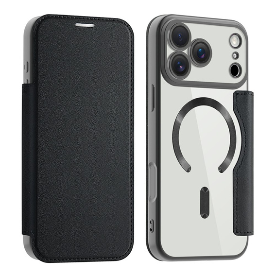 Wallet MagSafe RFID flip case with camera protection for iPhone 17 Pro Max