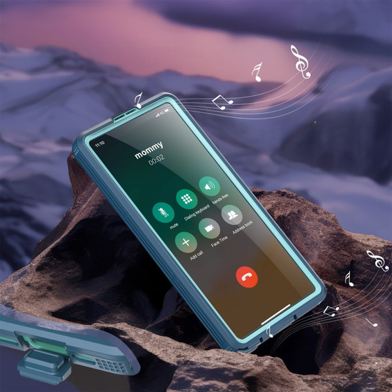 Waterproof case for Samsung Galaxy S25 Ultra, Redpepper, for MagSafe, blue